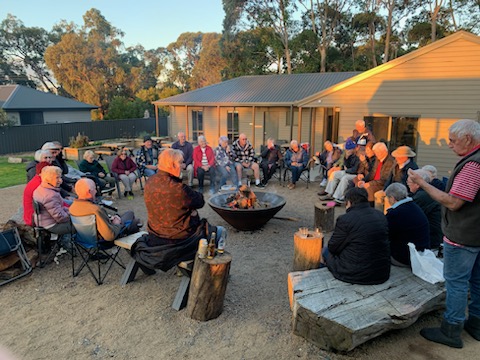 Family Group at Lilydale Pine Hill Caravan park