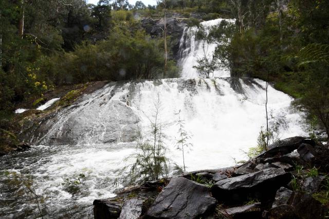 Waterfall located at Maroondah Dam in Healesville
