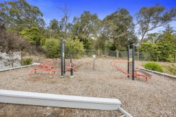 Outdoor Gym at Lilydale Pine Hill Caravan Park
